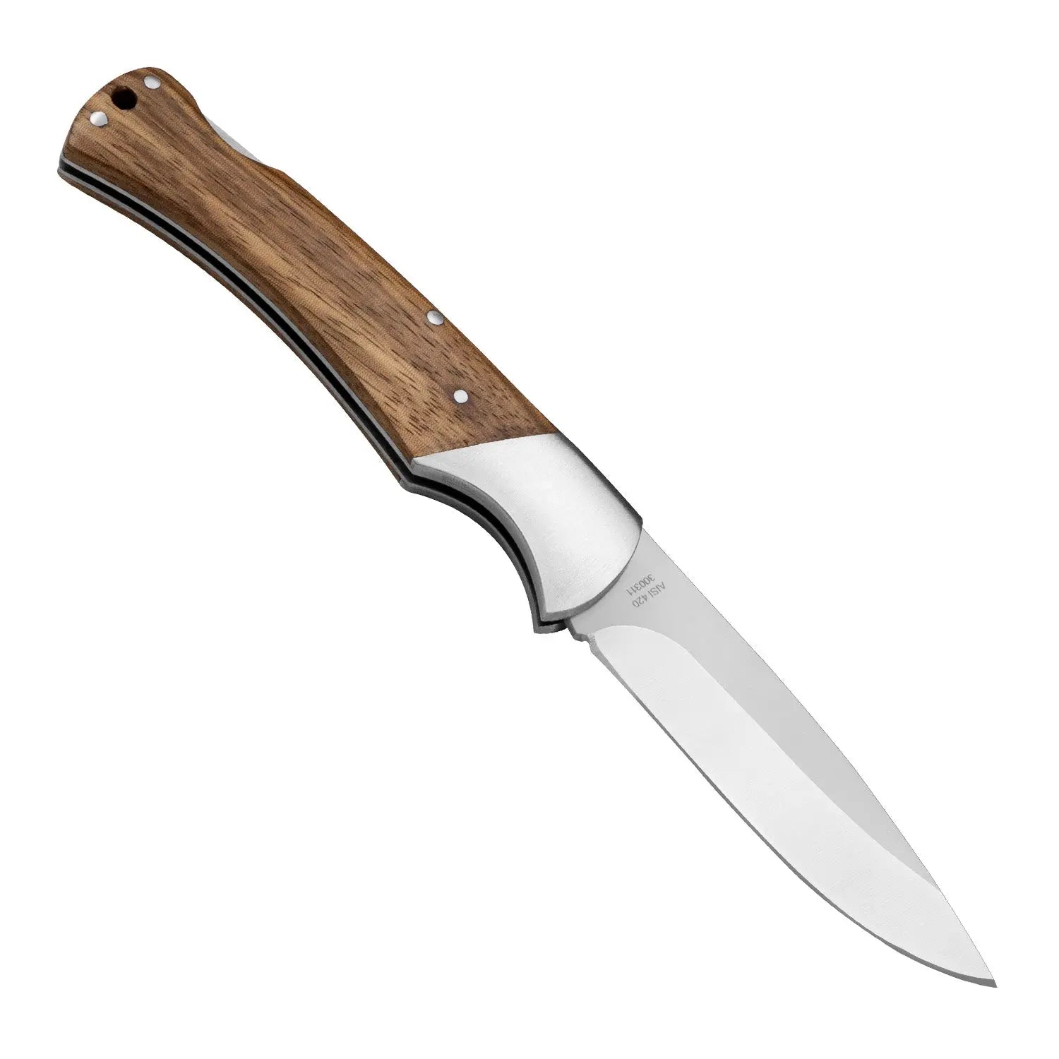 puma-tec-taschenmesser-olivenholz-back-lock-edc image 2