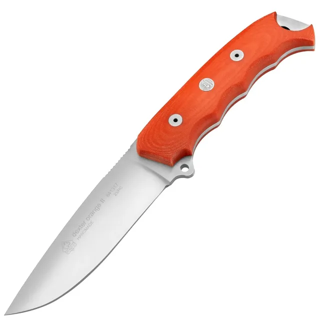 puma-ip-dexter-orange-ii-outdoormesser-micarta-sattelleder image 1