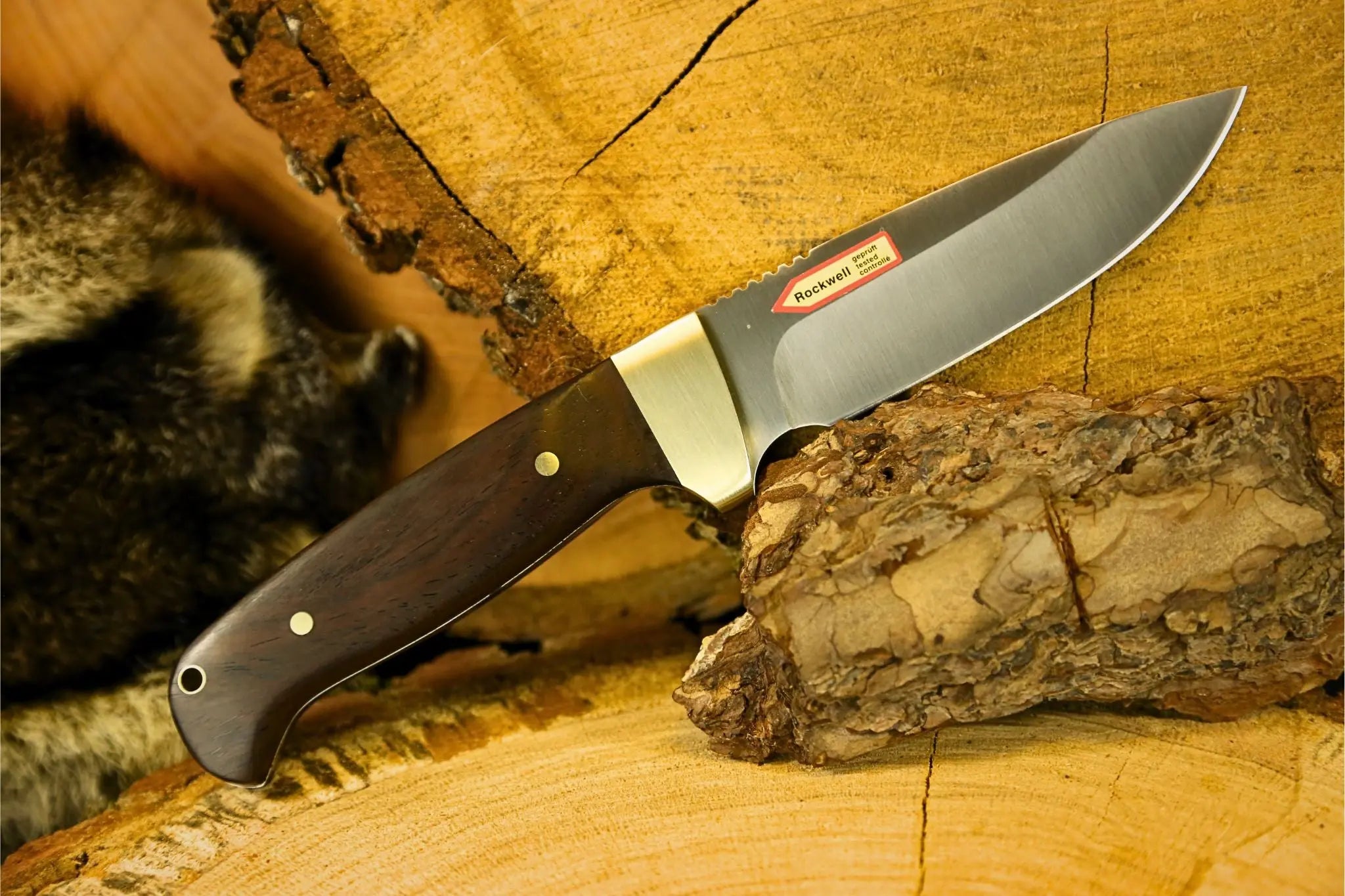 puma-sgb-clearcut-jagdmesser-jacaranda-holz-mit-lederscheide image 3