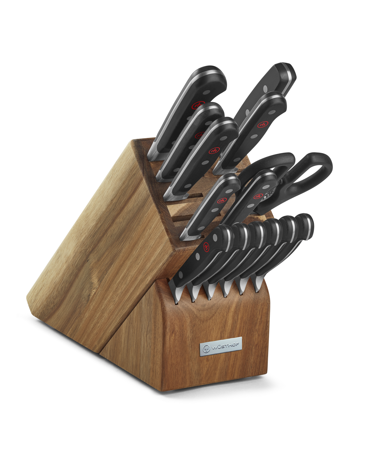 w-sthof-classic-messerblock-set-15tlg-akazie-steakmesser image 1