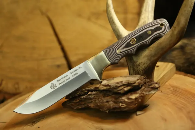 puma-sgb-wildcat-feststehendes-messer-g10-schwarz-lederscheide image 1