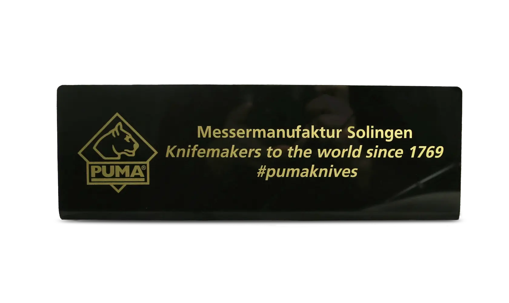 puma-thekendisplay-aufsteller-schwarz-acryl-knifemakers-sammler image 2