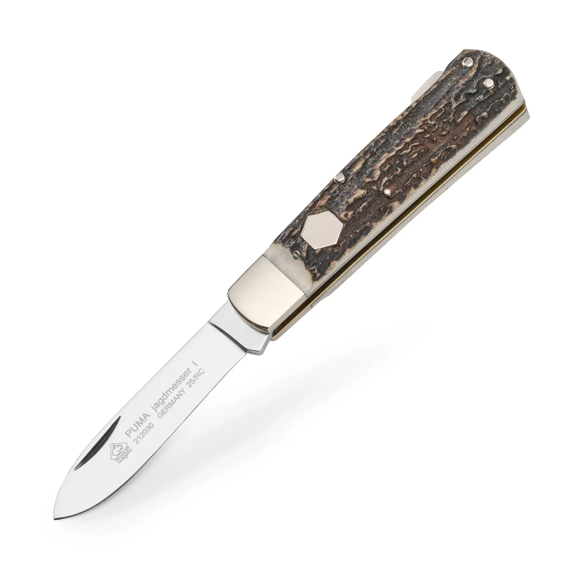 puma-jagdtaschenmesser-i-hirschhorn-klappmesser-solingen image 1