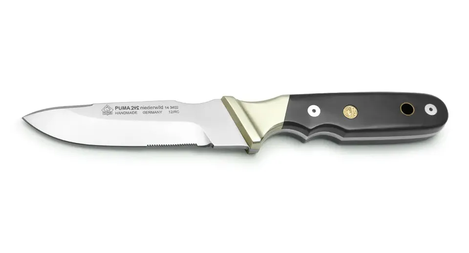 puma-2-2-niederwild-micarta-feststehendes-jagdmesser-auslaufmodell image 1