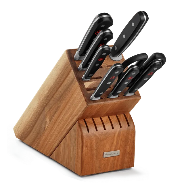 w-sthof-classic-messerblock-set-9-tlg-akazie-holz image 1