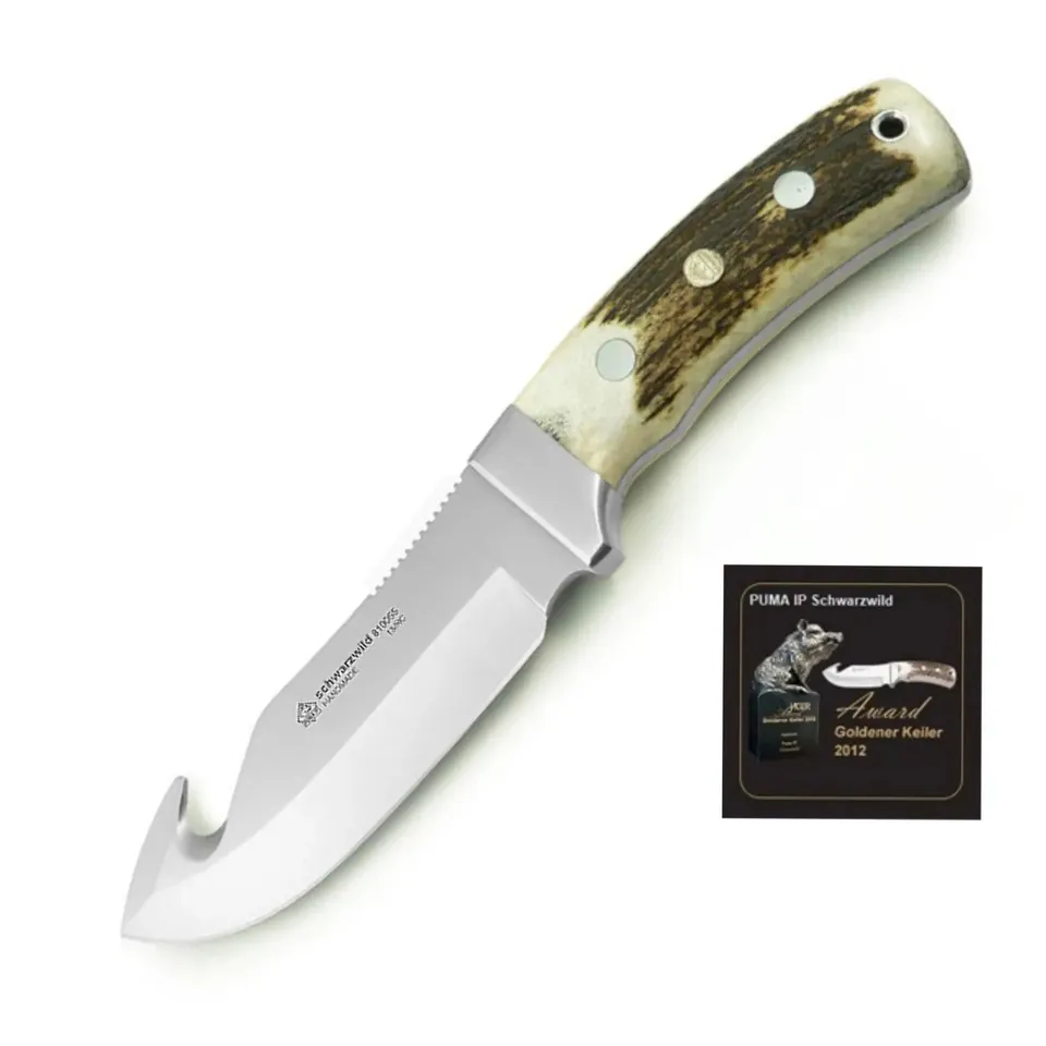 puma-ip-schwarzwild-stag-jagdmesser-hirschhorn-aufbrechhaken image 1