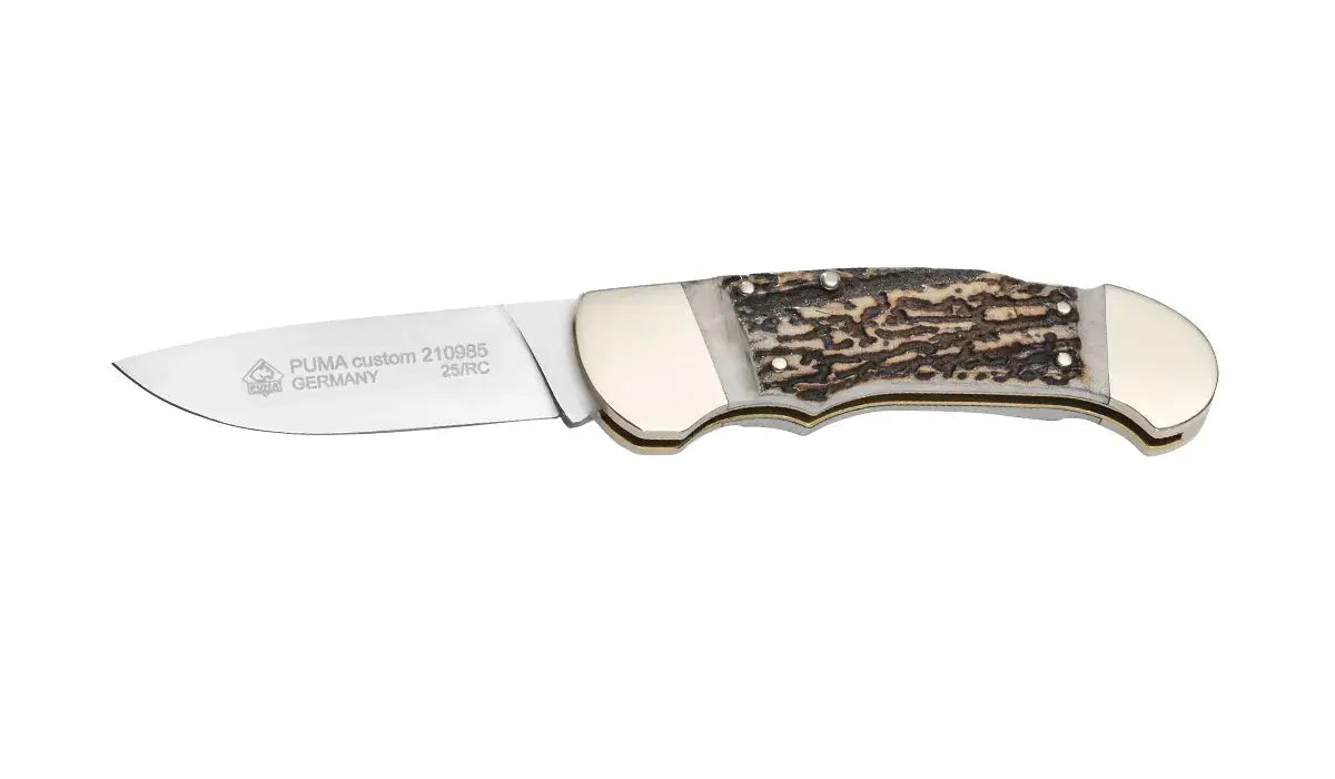 puma-custom-taschenmesser-hirschhorn-jagdtaschenmesser-edc image 4