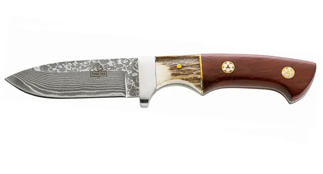 puma-tec-g-rtelmesser-damast-auslaufmodell-feststehend image 1