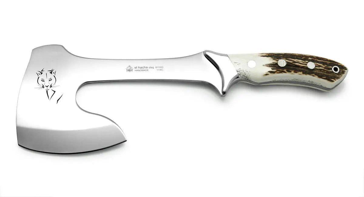 puma-ip-el-hacha-stag-axt-hirschhorn-pumakopf image 4
