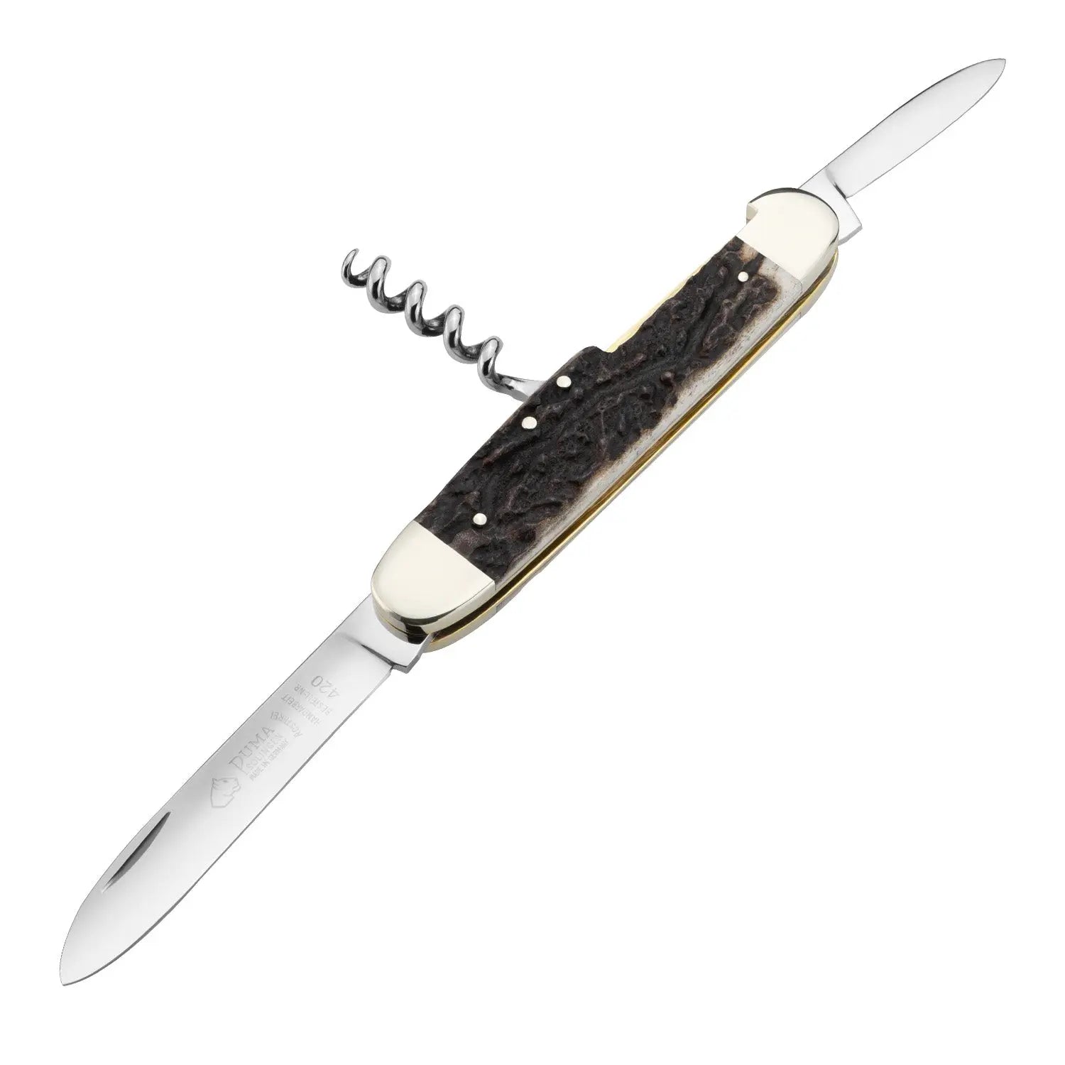 puma-taschenmesser-420-klappmesser-hirschhorn-korkenzieher image 2