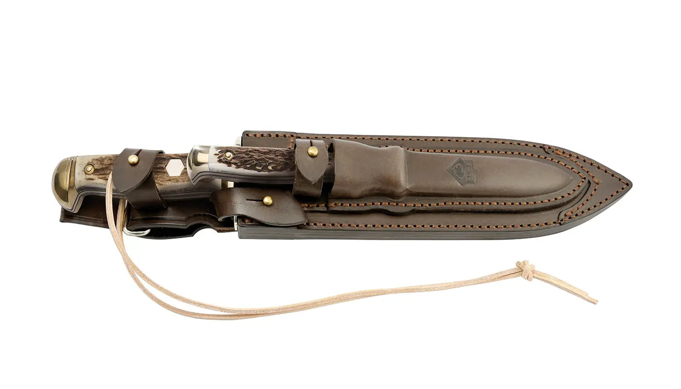 puma-waidbesteck-jagdmesser-set-hirschhorn-waidblatt-mit-nicker image 5
