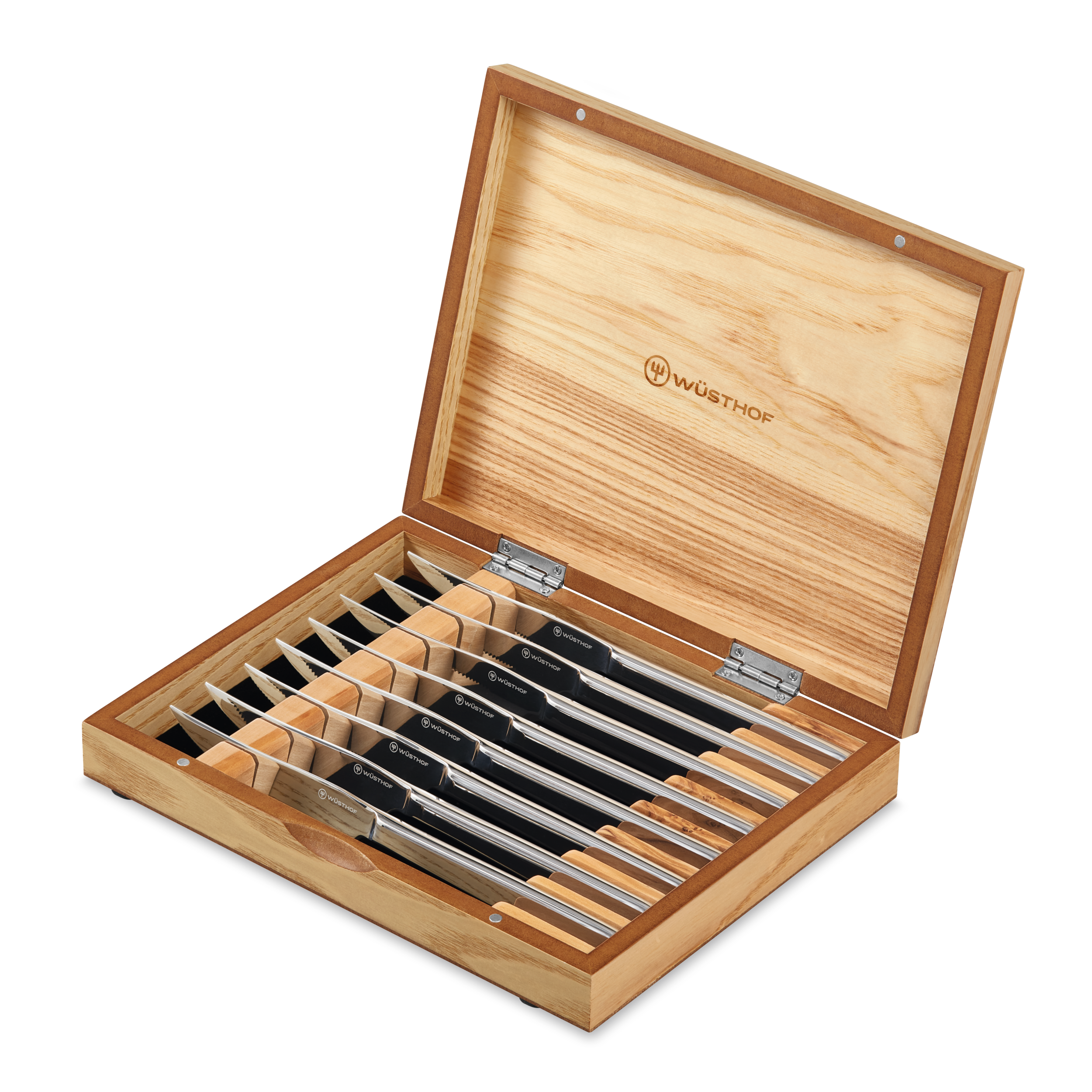 w-sthof-classic-mignon-steakmesser-set-8-tlg-olivenholz image 1