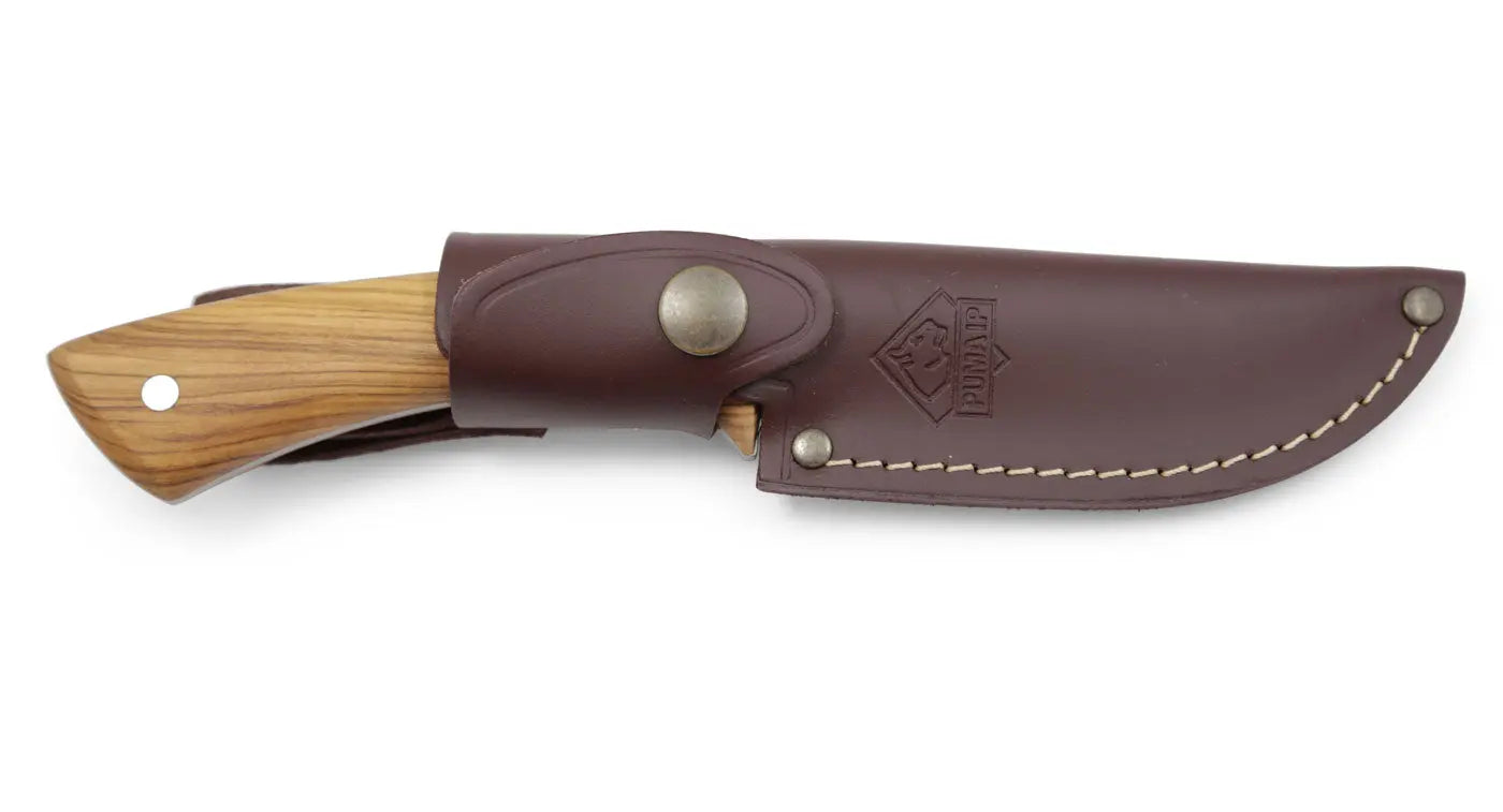 puma-ip-arco-jagdmesser-olivenholz-mit-lederscheide image 3