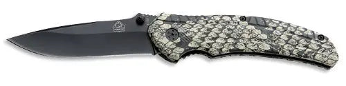 puma-tec-einhandmesser-schlangenhaut-taschenmesser-klappmesser image 1