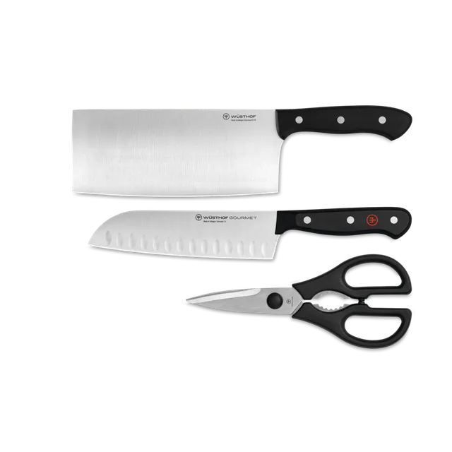 w-sthof-gourmet-messerset-3-teilig-santoku-schere image 1
