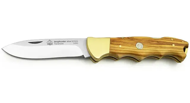 puma-ip-drophunter-olive-klappmesser-olivenholz image 1