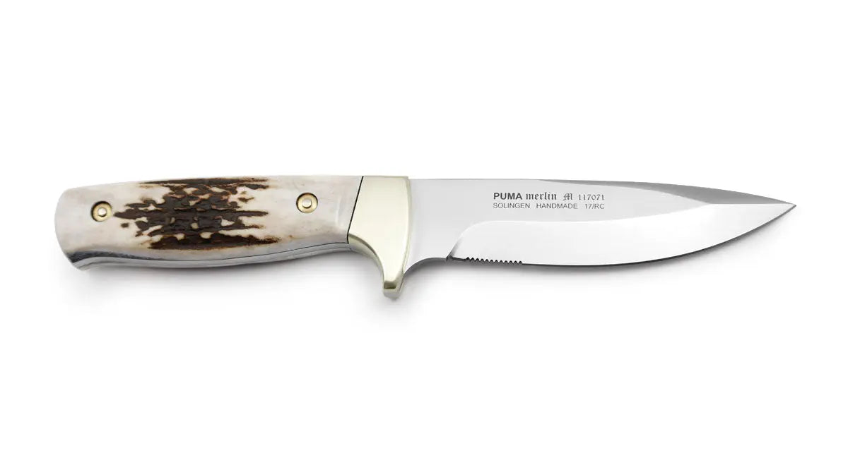 puma-merlin-m-stag-waidmesser-hirschhorn-jagdmotiv image 2