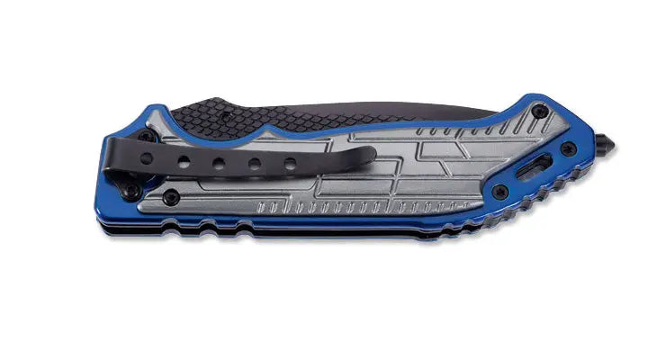 puma-tec-einhandmesser-blau-silber-klappmesser-taschenmesser image 2