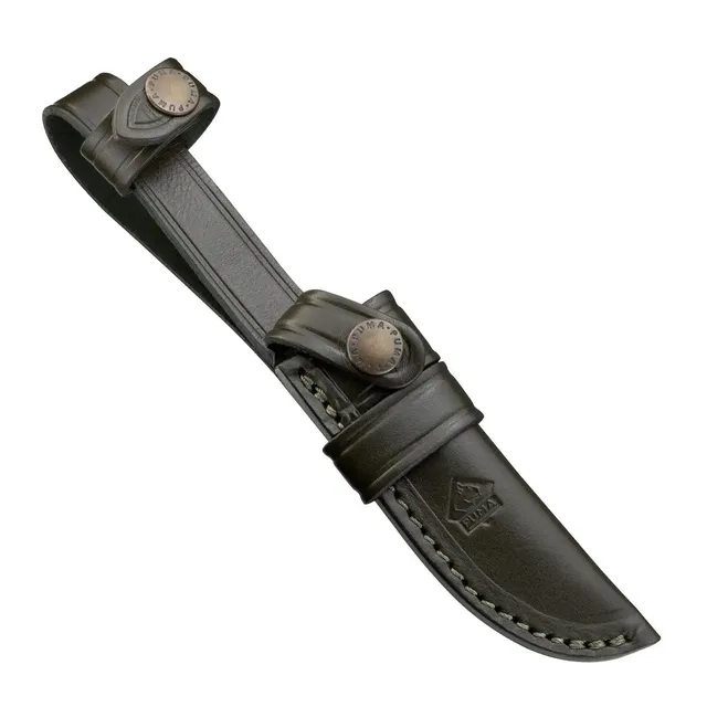 puma-jagdnicker-lederscheide-gro-dunkelgr-n-sattelleder image 1