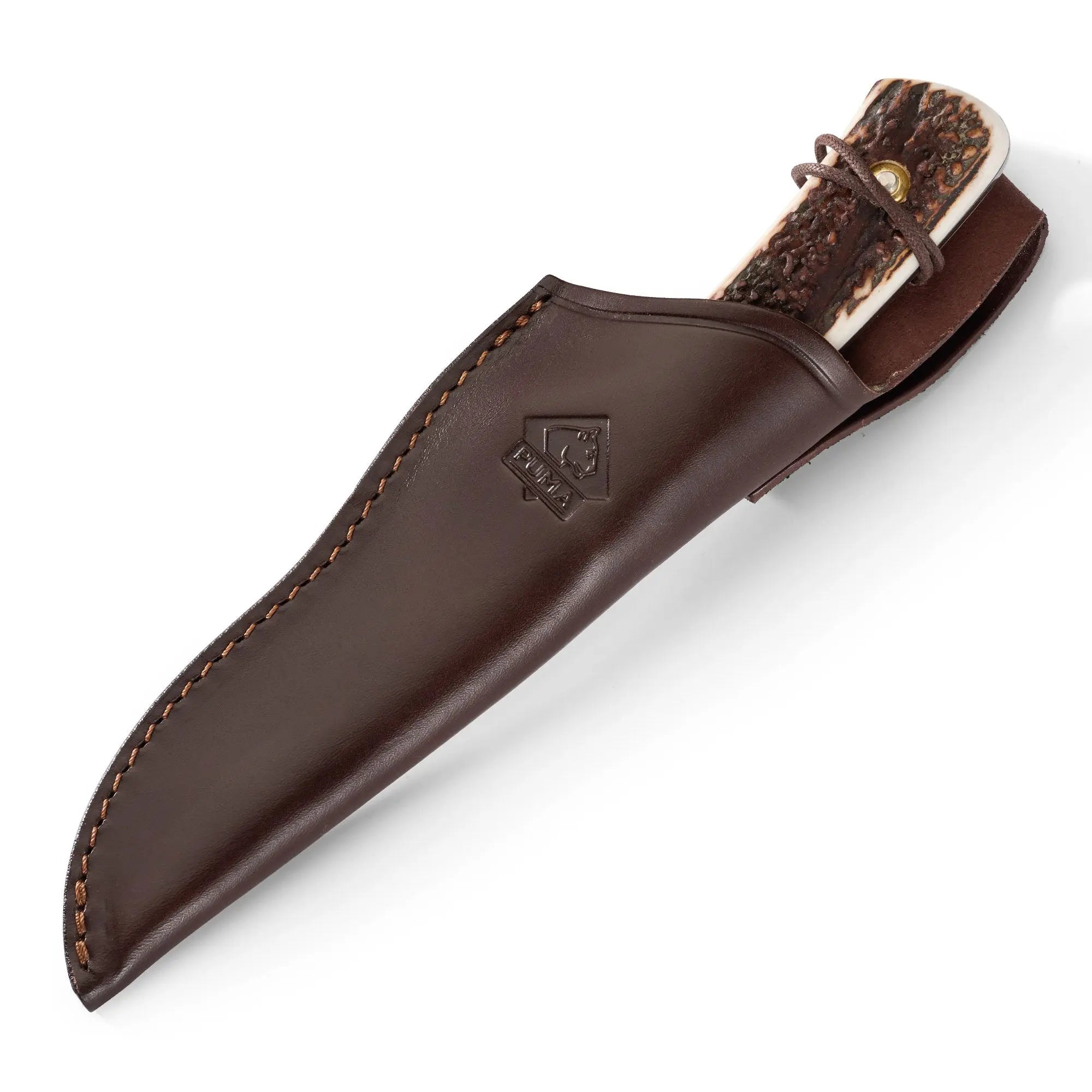 puma-rotwild-jagdmesser-hirschhorn-flachschliff-neusilber image 3