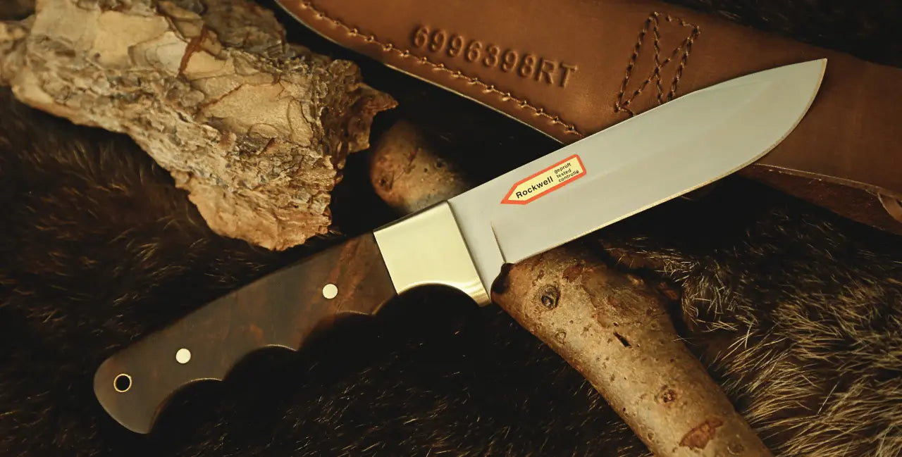 puma-sgb-wildcat-jagdmesser-jacaranda-holz-mit-lederscheide image 2