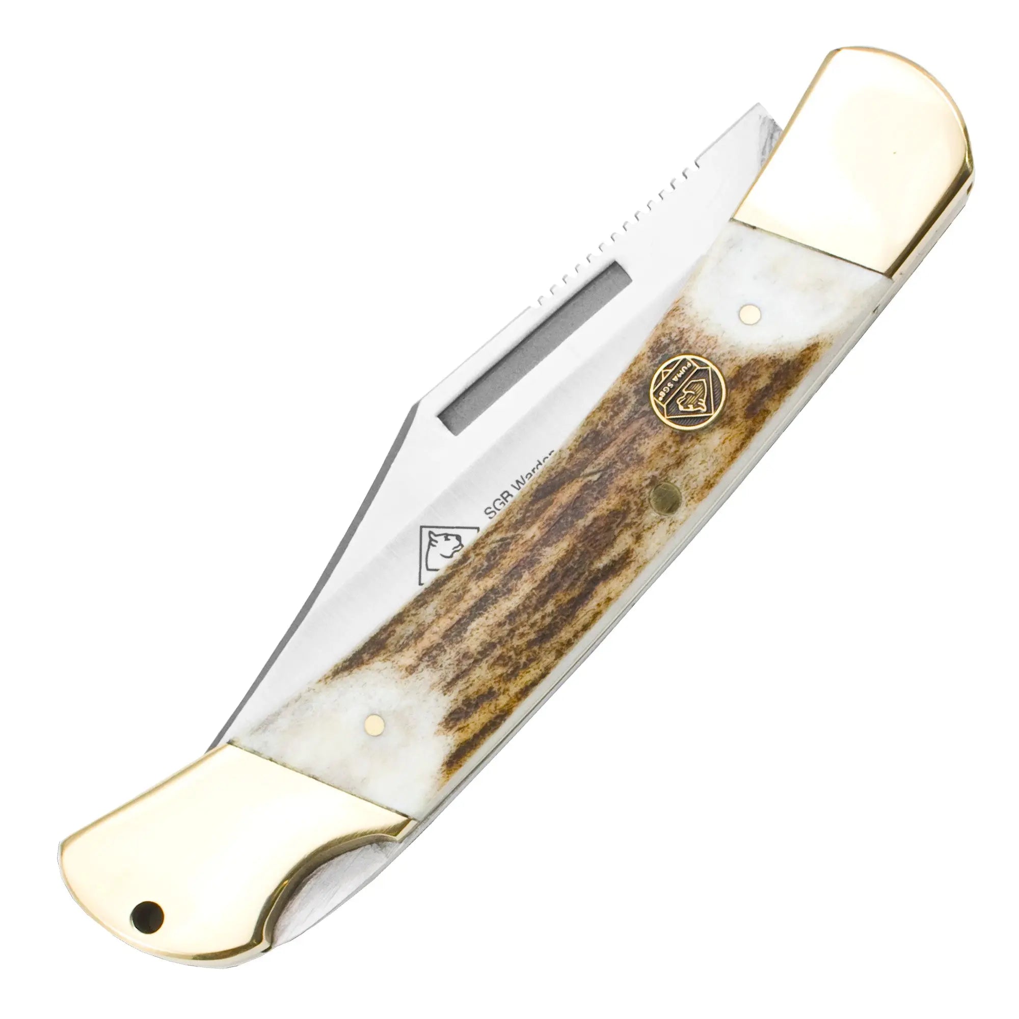 puma-sgb-warden-taschenmesser-hirschhorn-back-lock image 2