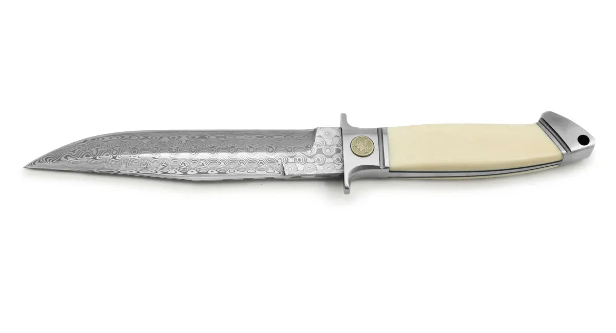 puma-cougar-rose-damast-feststehendes-messer-elfenbein-limitiert image 2