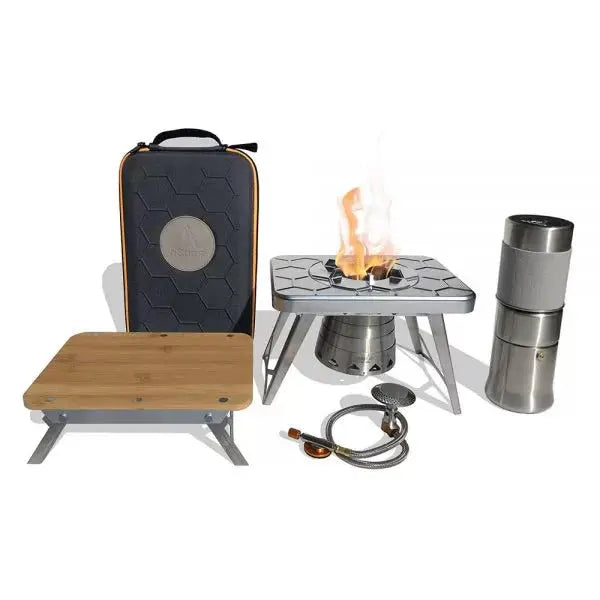 ncamp-outdoor-k-che-5tlg-kocher-bambus-espresso image 1