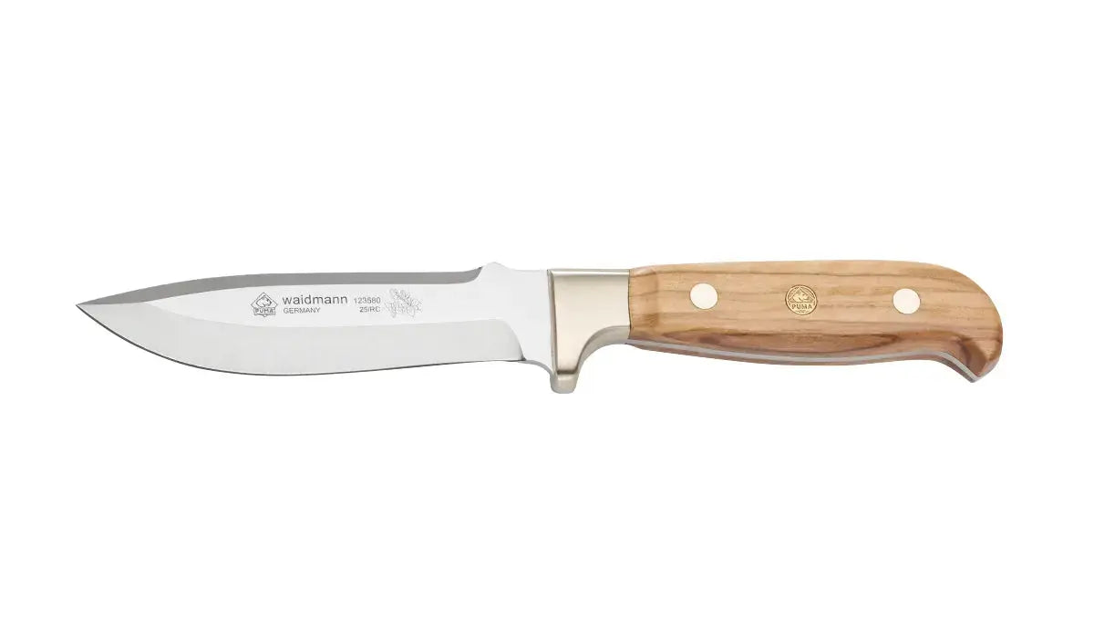 puma-waidmann-jagdmesser-olivenholz-neusilber image 4
