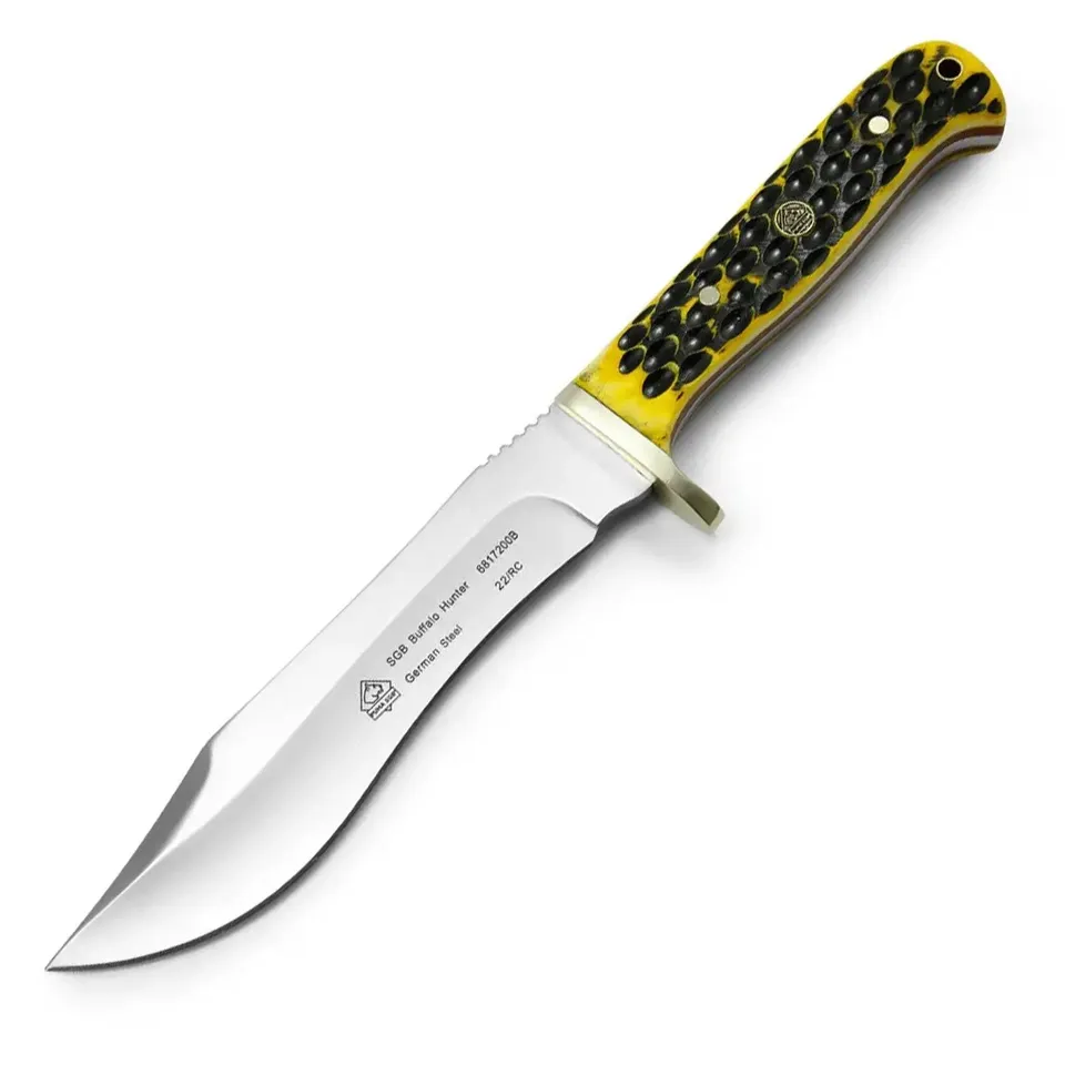 puma-sgb-buffalo-hunter-feststehendes-messer-jigged-bone image 1