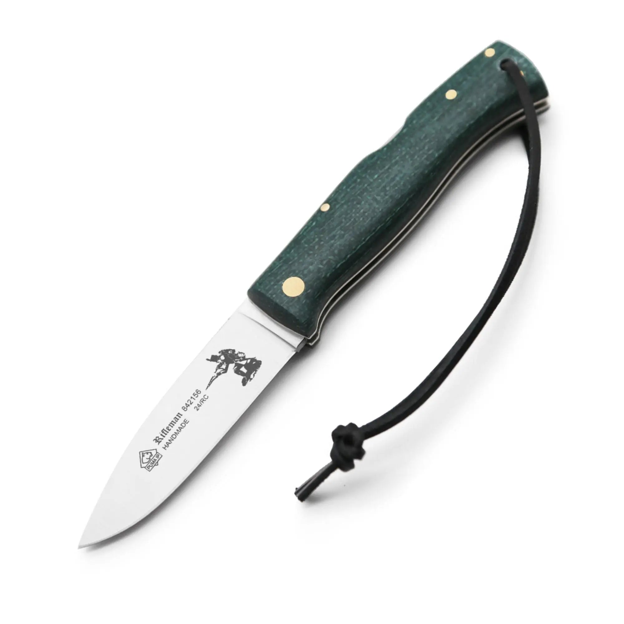 puma-ip-rifleman-taschenmesser-jute-micarta-gr-n image 1