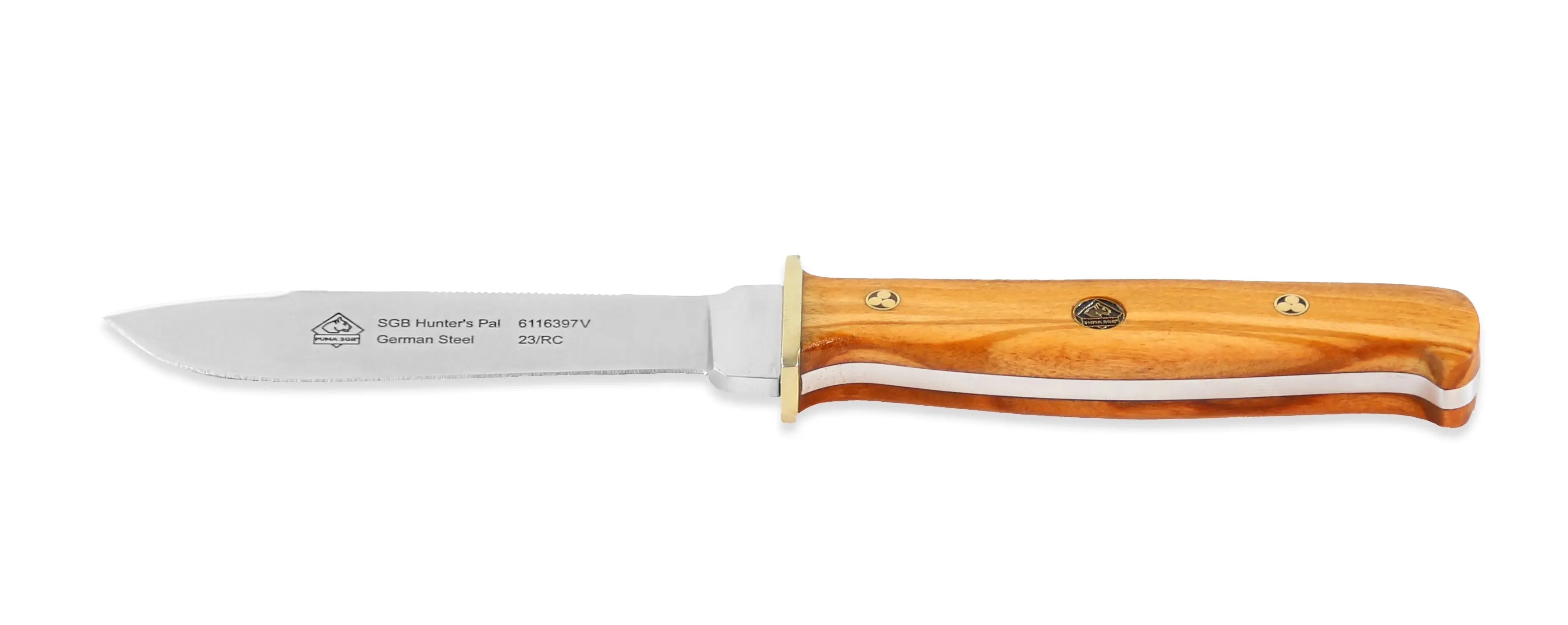 puma-sgb-hunter-s-pal-jagdmesser-olivenholz image 6