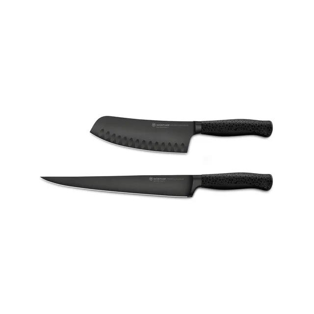 w-sthof-performer-messerset-2-teilig-dlc-schwarz-rotoku image 1