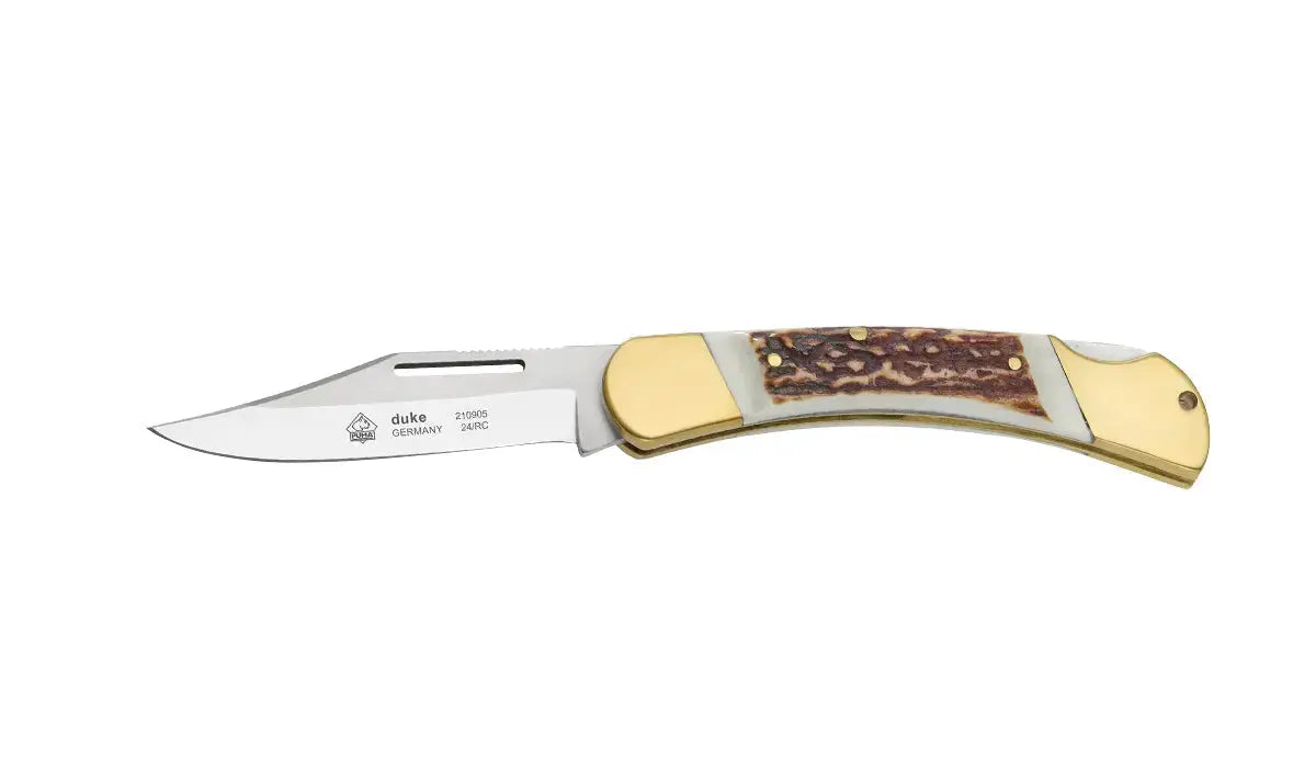 puma-duke-taschenmesser-hirschhorn-82-mm-clippoint image 4