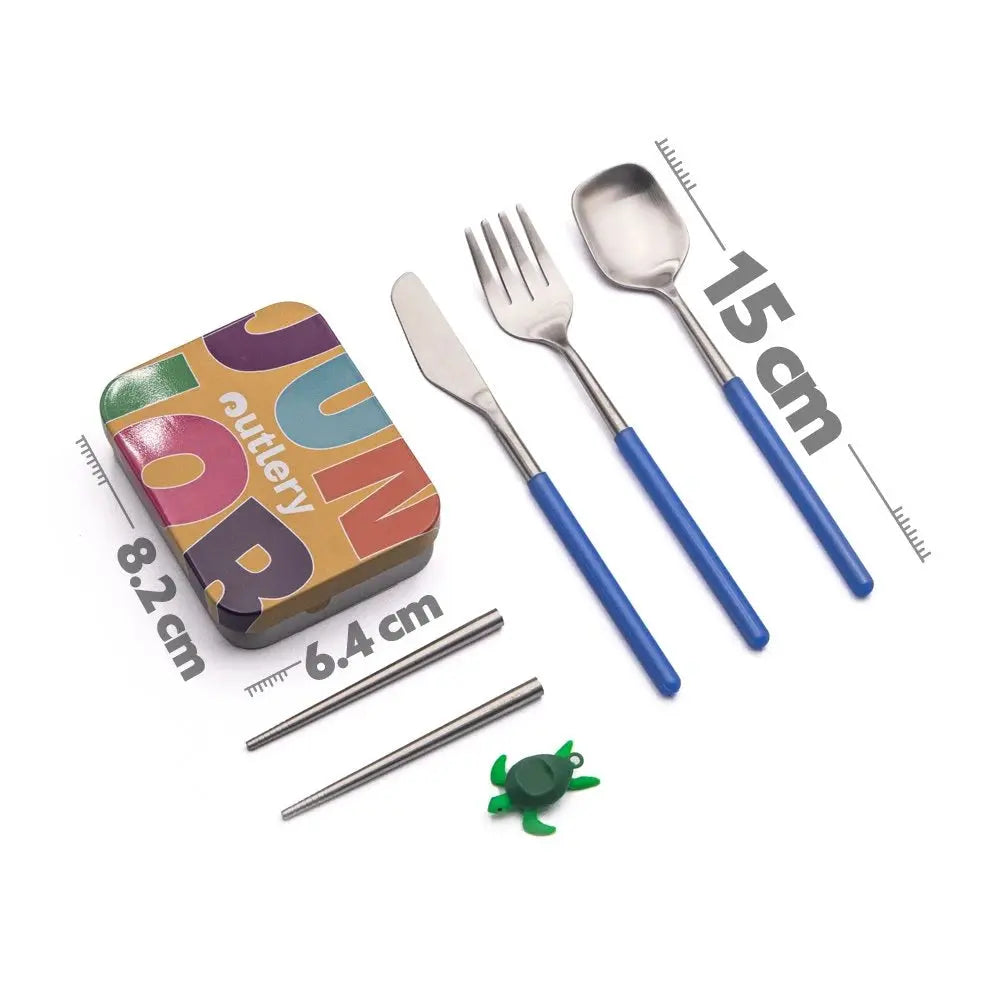 outlery-kinderbesteck-edelstahl-taschenformat-4-tlg-mit-box image 1