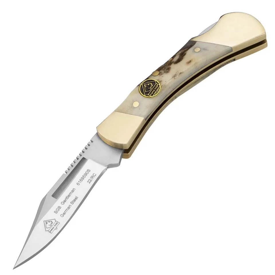 puma-sgb-gentleman-taschenmesser-hirschhorn-back-lock image 1