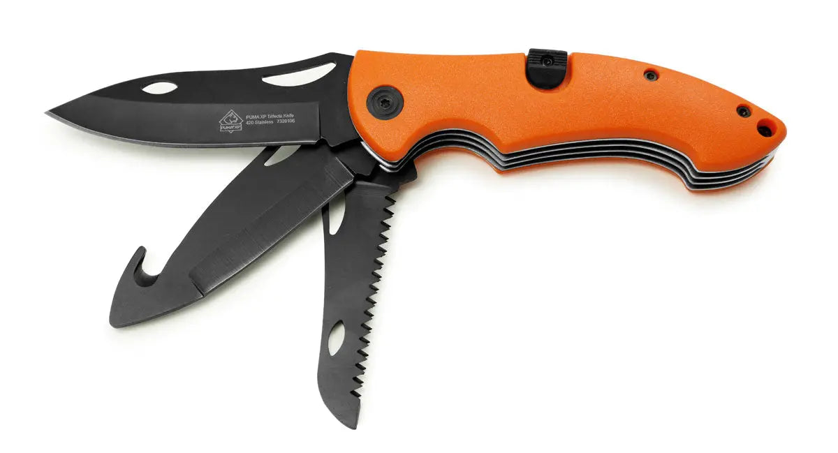 puma-xp-trifecta-taschenmesser-3-klingen-orange-mit-tasche image 2