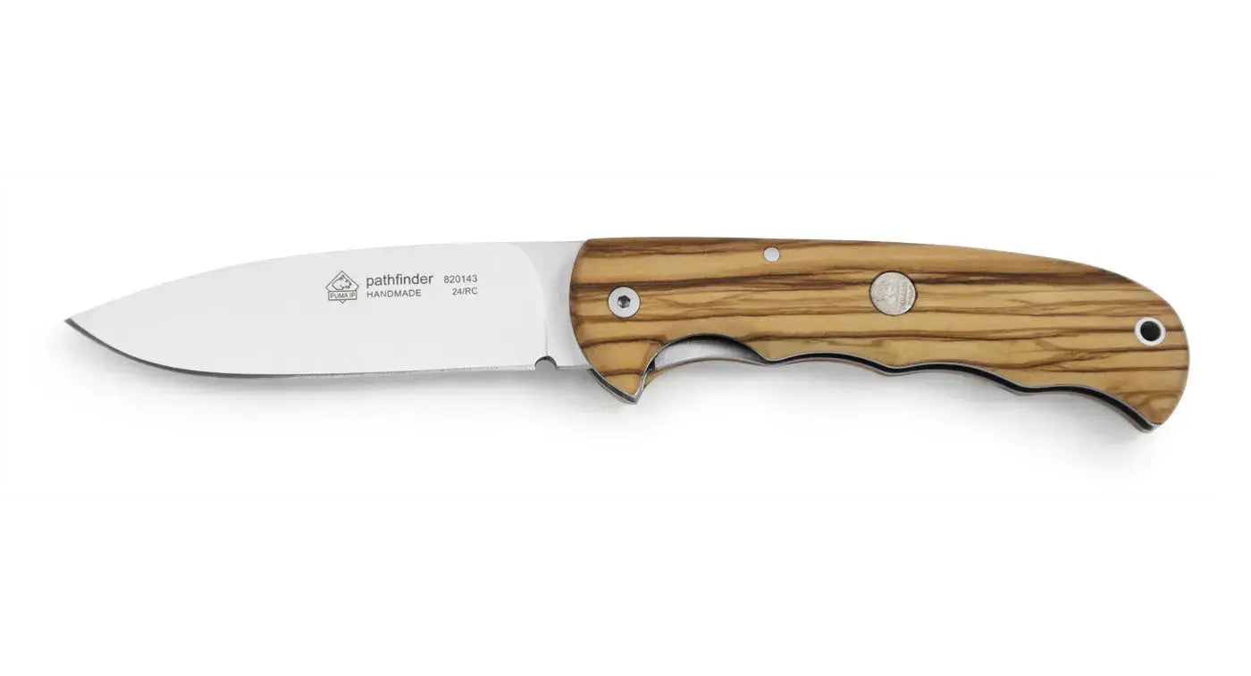 puma-ip-pathfinder-taschenmesser-olivenholz-liner-lock-87-mm image 3