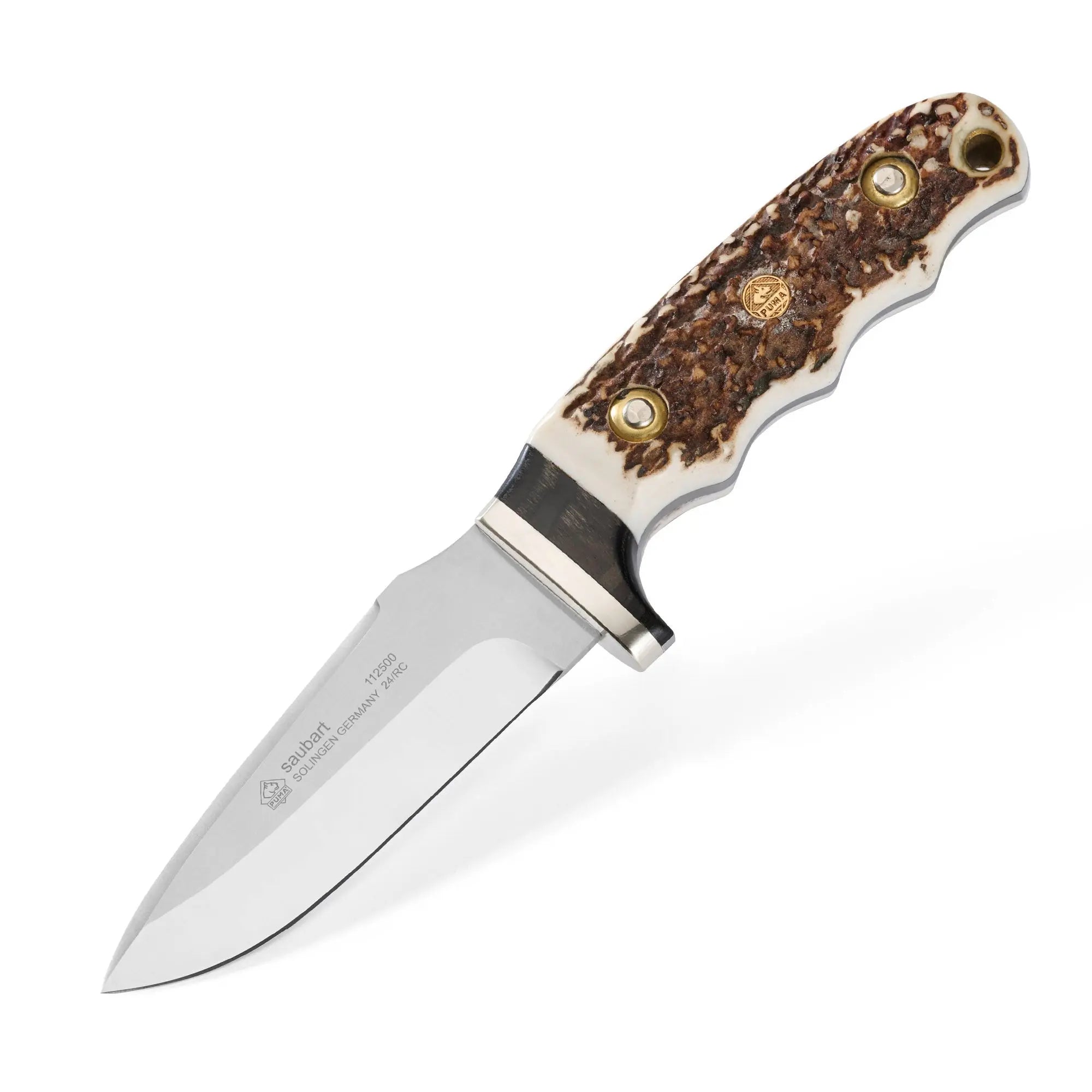puma-saubart-faos-jagdmesser-hirschhorn-feststehend image 1