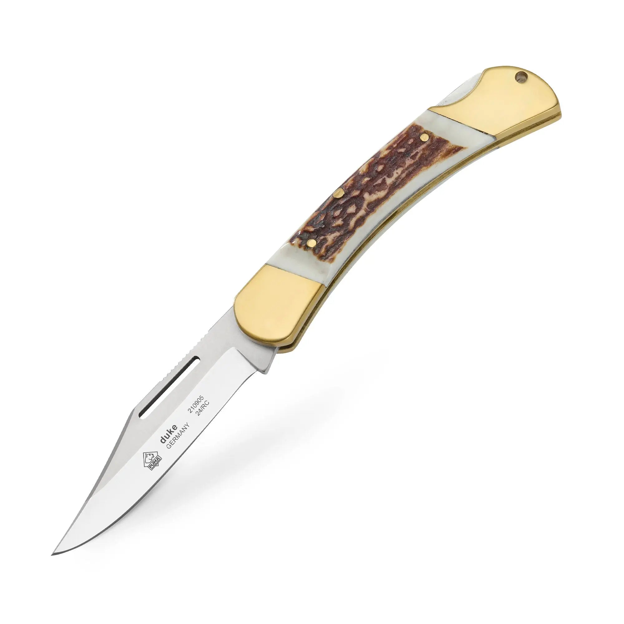 puma-duke-taschenmesser-hirschhorn-82-mm-clippoint image 1