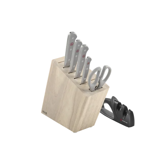 w-sthof-gourmet-block-set-7-teilig-messer-edelstahl image 1