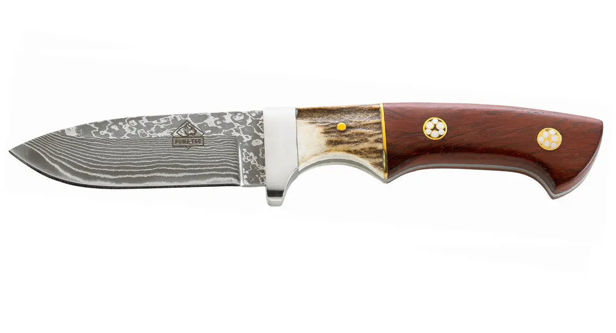 puma-tec-g-rtelmesser-damast-auslaufmodell-feststehend image 1