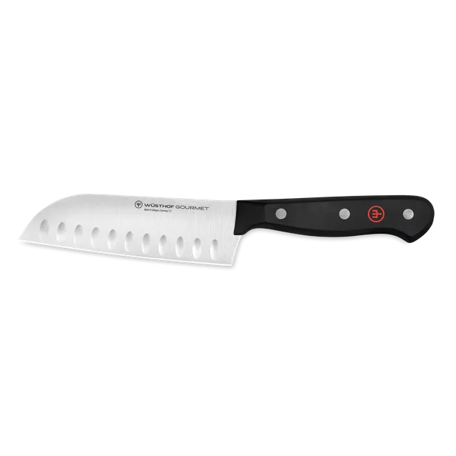 w-sthof-gourmet-santoku-13-cm-kullenschliff-schwarz image 1