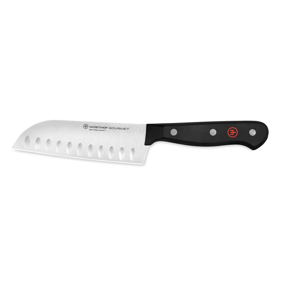 w-sthof-gourmet-santoku-13-cm-kullenschliff-schwarz image 1