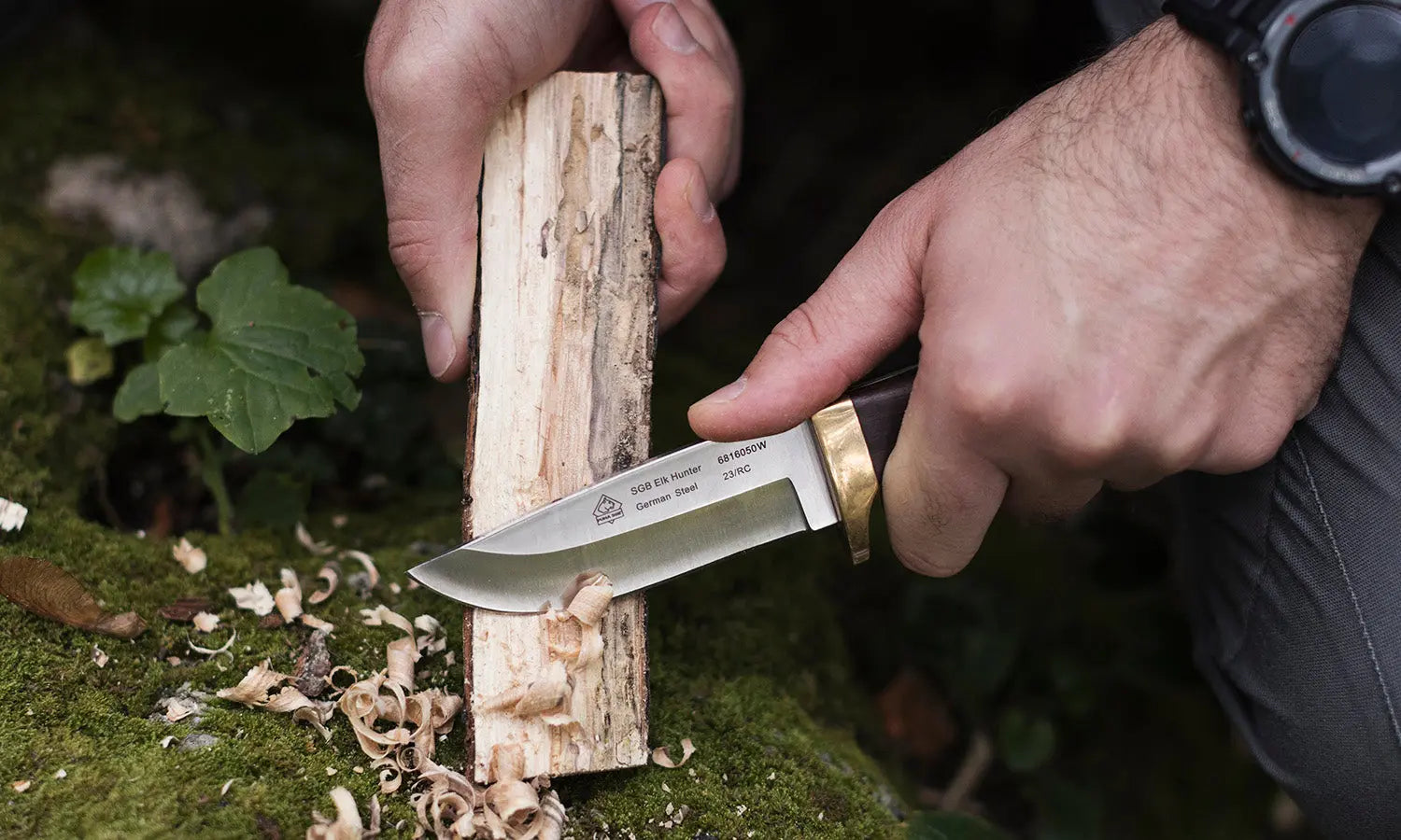 puma-sgb-elk-hunter-jagdmesser-jacaranda-holz image 5