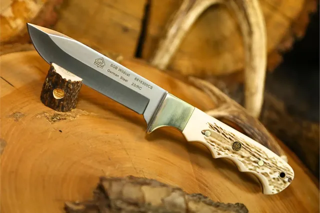 puma-sgb-wildcat-feststehendes-messer-commando-stag-leder image 1