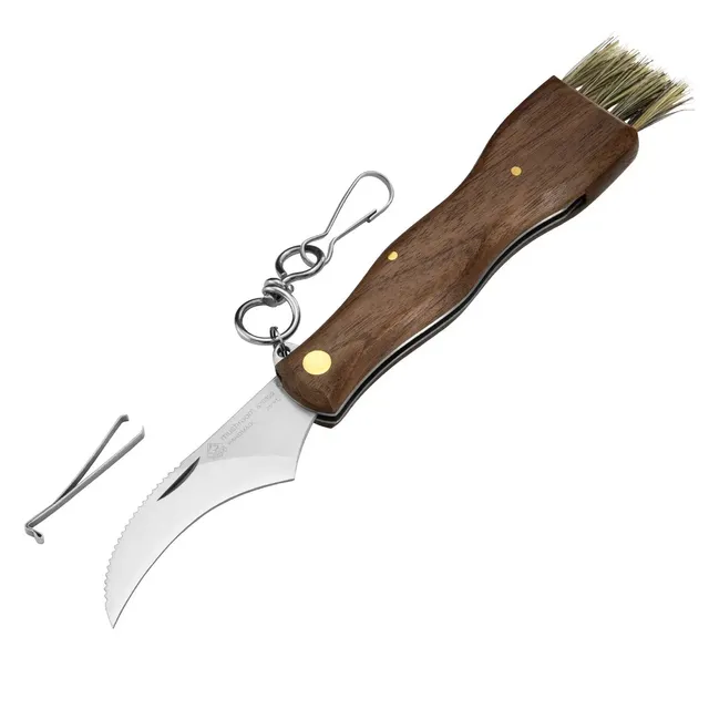 puma-ip-pilzmesser-walnussholz-mit-b-rste-und-pinzette image 1