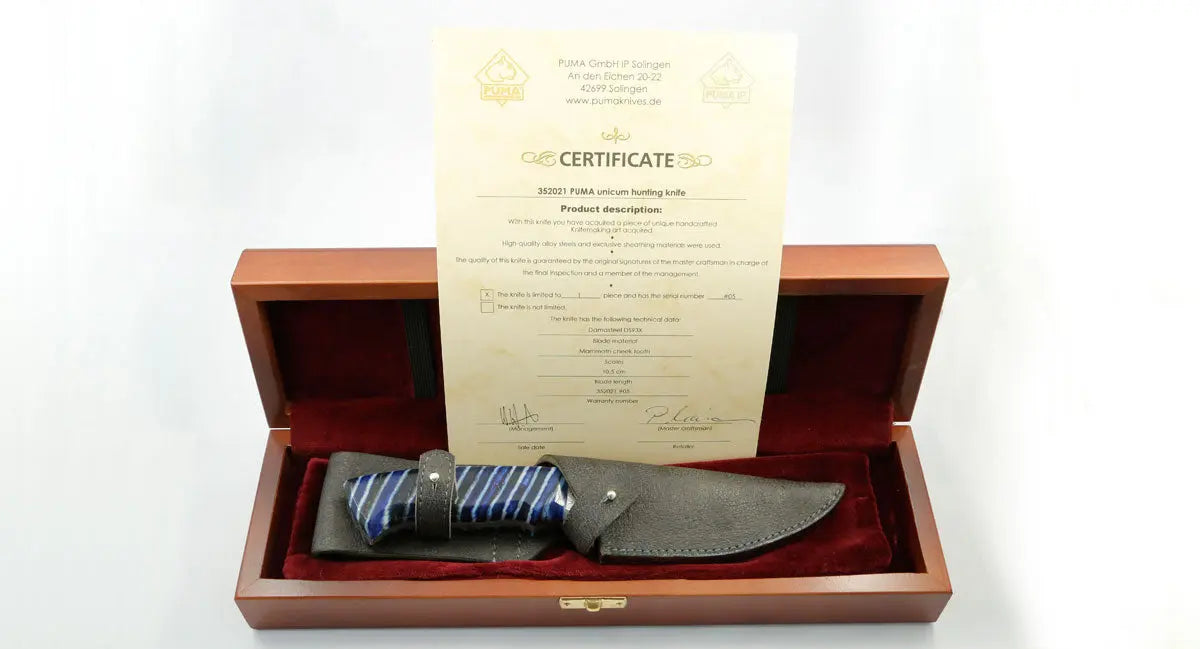 puma-unicum-jagdmesser-mammutbackenzahn-ds93x-unikat image 5