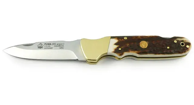 puma-2-2-ergon-i-stag-jagdtaschenmesser-82-mm-hirschhorn image 1