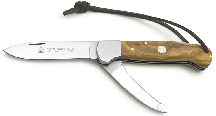 puma-ip-la-caza-olive-ii-taschenmesser-2-klingig-backlock image 4